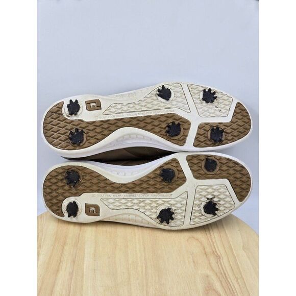 FootJoy Men's Contour Series Casual Golf Shoes Brown/Orange Sz 13M 54054 - Picture 8 of 11